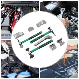 9pcs Set Hand Car Auto Body Work Hammer Fender Tool Dent Crowbar Repair Kit NEW - Picture 1 of 14