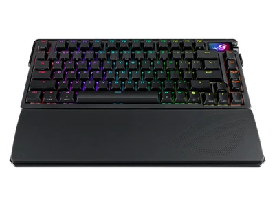 ASUS ROG Azoth Extreme 75 Custom Gaming Keyboard, Aluminum Chassis, Carbon Fiber - Image 1 of 4