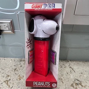 Riesiger PEZ Süßigkeitenrollenspender Snoopy Erdnüsse mit echten Klängen - Bild 1 von 10