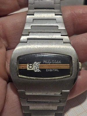 Orologio Philip Watch Digital Jump Hours Saltarello Anni 70 Cal Otero 236  - Immagine 1 di 4