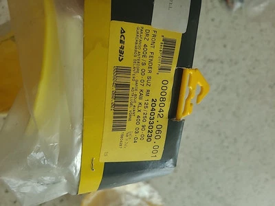 Guardabarros delantero Suzuki RM UFO 15-8042-87 DRZ 01 Foto 1 de 4