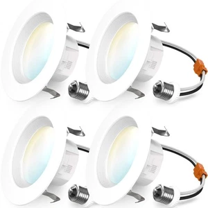 Sunco 4 Inch LED Recessed Lights, Retrofit Can Lighting, 660 LM, 11W (40W Equ... - Picture 1 of 6