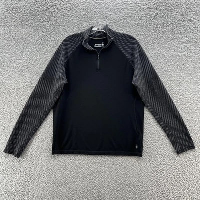 Pullover Smartwool Lana Merino 1/4 Cremallera Mujer 1X Capa Base Negra SW016782 Foto 1 de 4