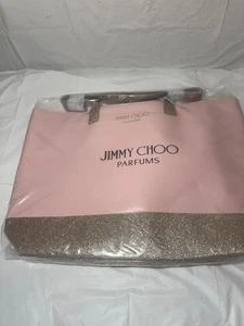 Jimmy Choo Parfum Tasche Weekender Schultertasche Rosa Gold Metallic Neu mit Etikett! - Bild 1 von 6