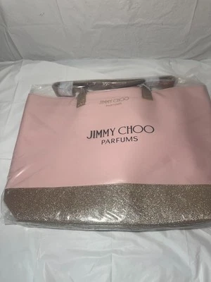 Bolso de Mano Jimmy Choo Perfume Fin de Semana Bolso de Hombro Rosa Dorado Metálico ¡NUEVO CON ETIQUETAS! Foto 1 de 4