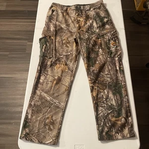 Scent Lok  Full Season Camo Cargo Hunting Fleece Lined Pants Mens Large - READ!! - Picture 1 of 10