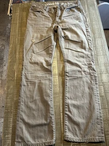 Express Rocco Slim Fit Boot Cut Gray Light Wash Men’s Sz 30x30 Denim Jeans - Picture 1 of 6