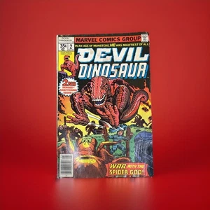 Dinosaurio del diablo #2 Marvel Comics 1978 Jack Kirby portada e interior arte - Imagen 1 de 4
