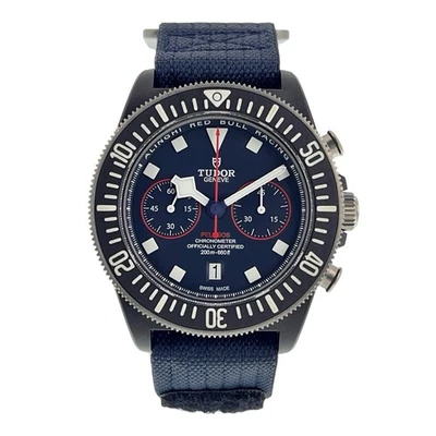 NEW 9/2025 Tudor Pelagos FXD Chrono Alinghi Red Bull 25807KN Blue Men's Watch - Image 1 of 4