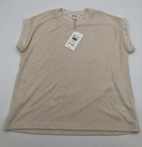 Splendid Terry Short Sleeve Sweatshirt Size Small - Picture 1 of 8