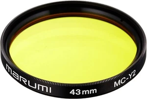 Marumi MC-Y2 Yellow High contrast Monochrome photography filter MADE JAPAN BRAND - Picture 1 of 14