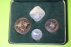 GUERNSEY 1966 - 4 Coin Mint Set - Picture 1 of 11