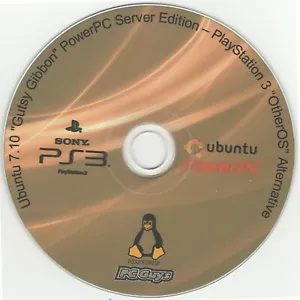 Ubuntu 7.10 Gutsy Gibbon PowerPC Server – PlayStation 3 “OtherOS” Alternative CD - Picture 1 of 1