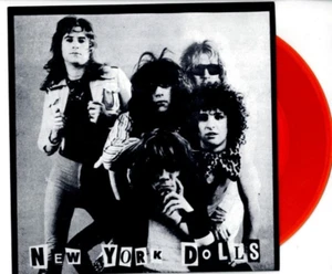 NEW YORK DOLLS Looking for a Kiss 7" w/PS RE 70s PROTO PUNK GLAM Orange Vinyl - Picture 1 of 2