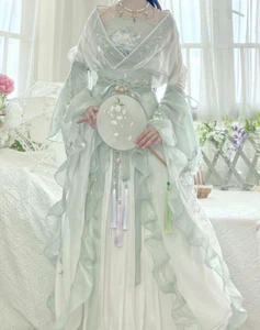 Vestido Hanfu Mujer Antiguo Chino Tradicional Hanfu Conjunto Juegos con disfraces Conjunto Vestido - Imagen 1 de 13