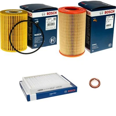 BOSCH Inspection Set Filtre Filtre Pour Nissan Terrano II R20 3.0 Di - Photo 1/4