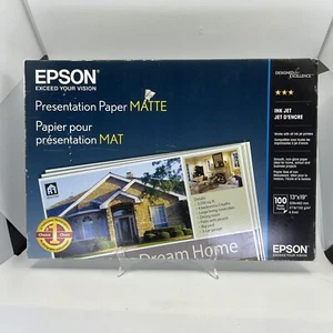 EPSON Ink Jet Presentation Paper Matte 13"x19" 100 Sheets 27 lbs/102gsm Sealed - Picture 1 of 2