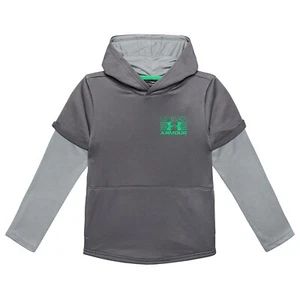 Under Armour ColdGear Gray Hoodie KIDS size YXS - Picture 1 of 4