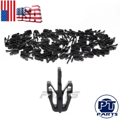 50 piezas clips de retención de rejilla para Chevy GMC Colorado Canyon de plástico negro 2004-12 Foto 1 de 4