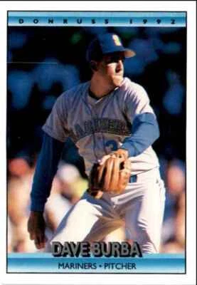 1992 Donruss Dave Burba Seattle Mariners #566 - Image 1 of 2