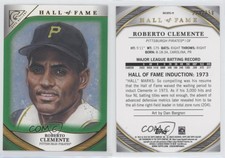 2019 Topps Gallery Hall of Fame Gallery Green /250 Roberto Clemente #HOFG-9 HOF