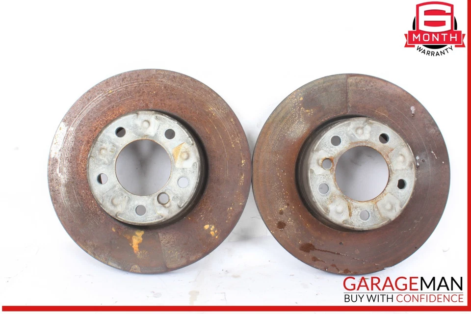 Комплект из 2 оригинальных передних левых и правых дисковых тормозных дисков роторов для BMW X1 12-15 годов выпуска - Изображение 1 из 4