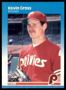 1987 Fleer Kevin Gross A Philadelphia Phillies #174