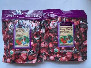 New Pack of 2 Trader Joe's Organic Freeze Dried Berry Medley 1.2 oz Each - Picture 1 of 3