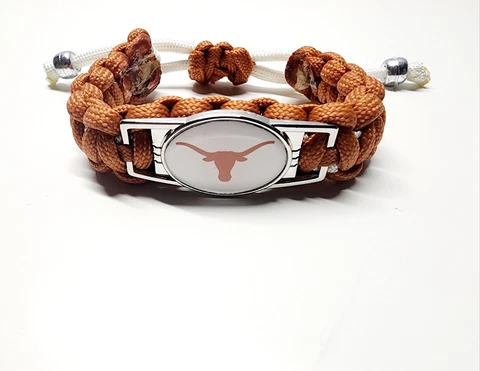 Texas Longhorns Adjustable Charm Bracelet Fan Apparel & Souvenir College NCAA Cover
