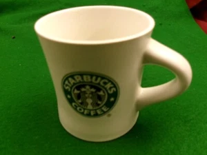 Starbucks 2 sided coffee mug 10.5 ounce green vintage siren - Picture 1 of 4