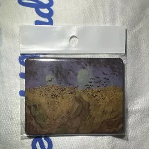 VINCENT VAN GOGH *3x3.5 MAGNET* ARTIST PAINTER FINE ART wheatfield with crows - Picture 1 of 6