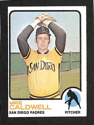 1973 Topps #182 Mike Caldwell San Diego Padres Rookie - Image 1 of 2