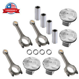 Engine Piston & Rings & Connecting Rod Kit for 2011-18 Limited Sonic Cruze 1.8L