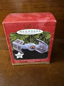 Hallmark Keepsake 1999 Retired Star Wars Darth Vader's TiE Fighter MAGIC Lights - Picture 1 of 6