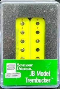 Seymour Duncan TB-4 JB Trembucker Bridge -  Neon Yellow - Picture 1 of 1