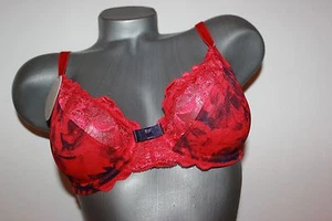 Triumph Bügel BH "Beauty-Full Starlet" BH W 90 D rot mit Spitze nicht wattiert - Bild 1 von 7