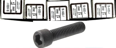 5X Hillman 2592 Black Socket Cap Screws 5/16-24 X 1-1/2 Box of 8 Total of 40 Pcs - Image 1 of 4