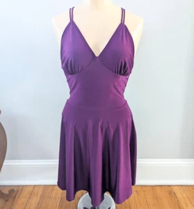Roma Purple Backless Mini Dress - Picture 1 of 5