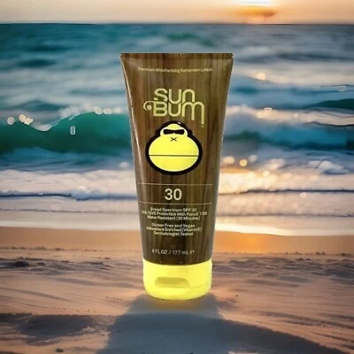 Lot Of 2 Sun Bum Moisturizing Sunscreen Lotion Broad Spectrum SPF30 6Oz Ex 2027 - Image 1 of 2