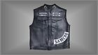 Sons of Anarchy Redwood Original President Highway Gangs Motorcycle Leather Vest