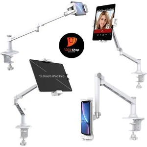 Soporte para teléfono celular y tableta para escritorio - blanco - Imagen 1 de 5
