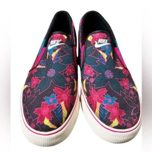 Nike Mujer Floral Toki Aloha Pack Sin Cordones Lona Zapato Zapatilla Talla 9.5 - Imagen 1 de 10