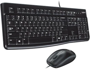 Logitech Desktop MK120 Durable, Comfortable, USB Mouse and keyboard Combo - Picture 1 of 6