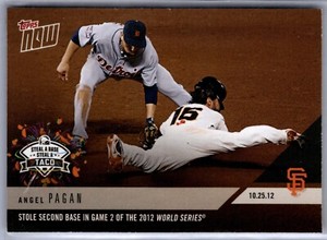 2018 Topps Now #TTH-3 Angel Pagan San Francisco Giants