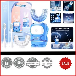 Ultrasonic Kid's Electric Toothbrush - 360° Cleaning in Fun Astronaut Design - Picture 1 of 9