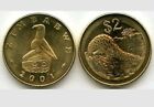 15x  2001 Zimbabwe Coin  2 Dollars  PANGOLIN Uncirculated African animal coins