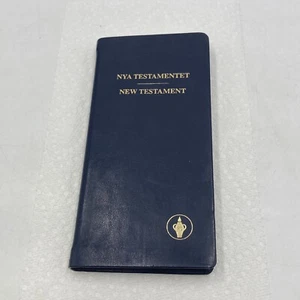 Vintage 2001 Gideons New Testament Swedish & English Made in Finland Pocket Size - Picture 1 of 22