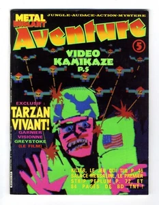 METAL HURLANT AVENTURE n°5  CHALAND /  BENOIT / TARZAN / KENT  1984 Comme neuf - Picture 1 of 2