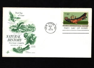 OPC 1970 US 6c Natural History FDC Sc#1389 Artcraft Cachet 43727 - Picture 1 of 1