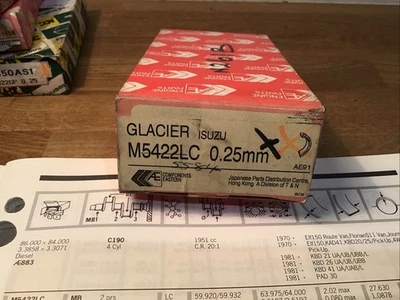 Isuzu C190 ,1951cc Diesel .25mm Main Bearings 1970on - Image 1 of 3